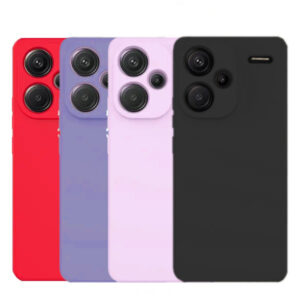 قاب گوشی Redmi Note 14 4G شیائومی سیلیکونی اورجینال داخل مخمل (ردمی نوت 14)