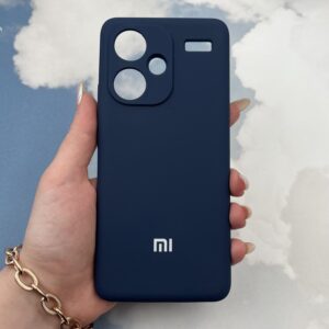قاب گوشی Redmi Note 13 Pro Plus شیائومی سیلیکونی اورجینال داخل مخمل (ردمی نوت 13 پرو پلاس)