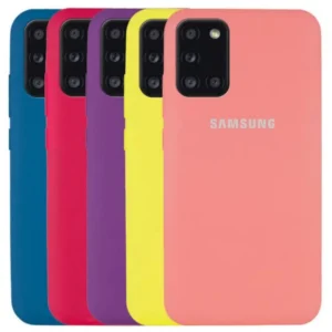 قاب گوشی Galaxy A71 سامسونگ سیلیکونی اورجینال داخل مخمل (گلکسی A71)