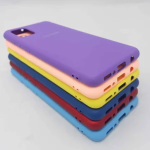 قاب گوشی Galaxy A51 سامسونگ سیلیکونی اورجینال داخل مخمل (گلکسی A51)