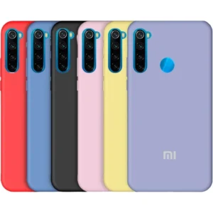 قاب گوشی Redmi Note 8 شیائومی سیلیکونی اورجینال داخل مخمل (ردمی نوت 8)