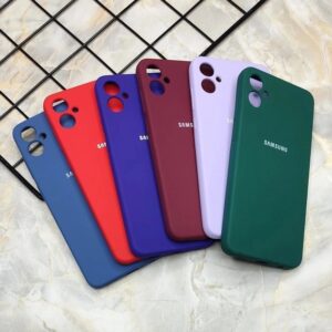 قاب گوشی Galaxy A05  سامسونگ سیلیکونی اورجینال داخل مخمل (گلکسی A05)